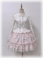 Bunny's Wish - Old School Lolita Coat, Flounce Hem Skirt - image 20