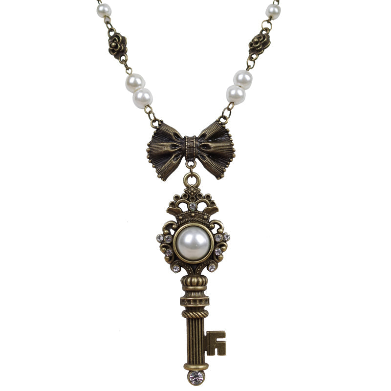 Gothic Lolita Retro Pearl Necklace - image 5