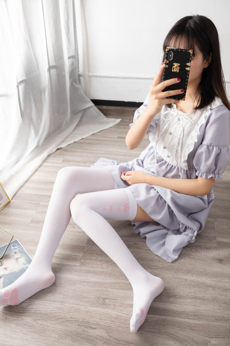 Spring and Autumn Lolita Cotton Knee Stockings - image 5