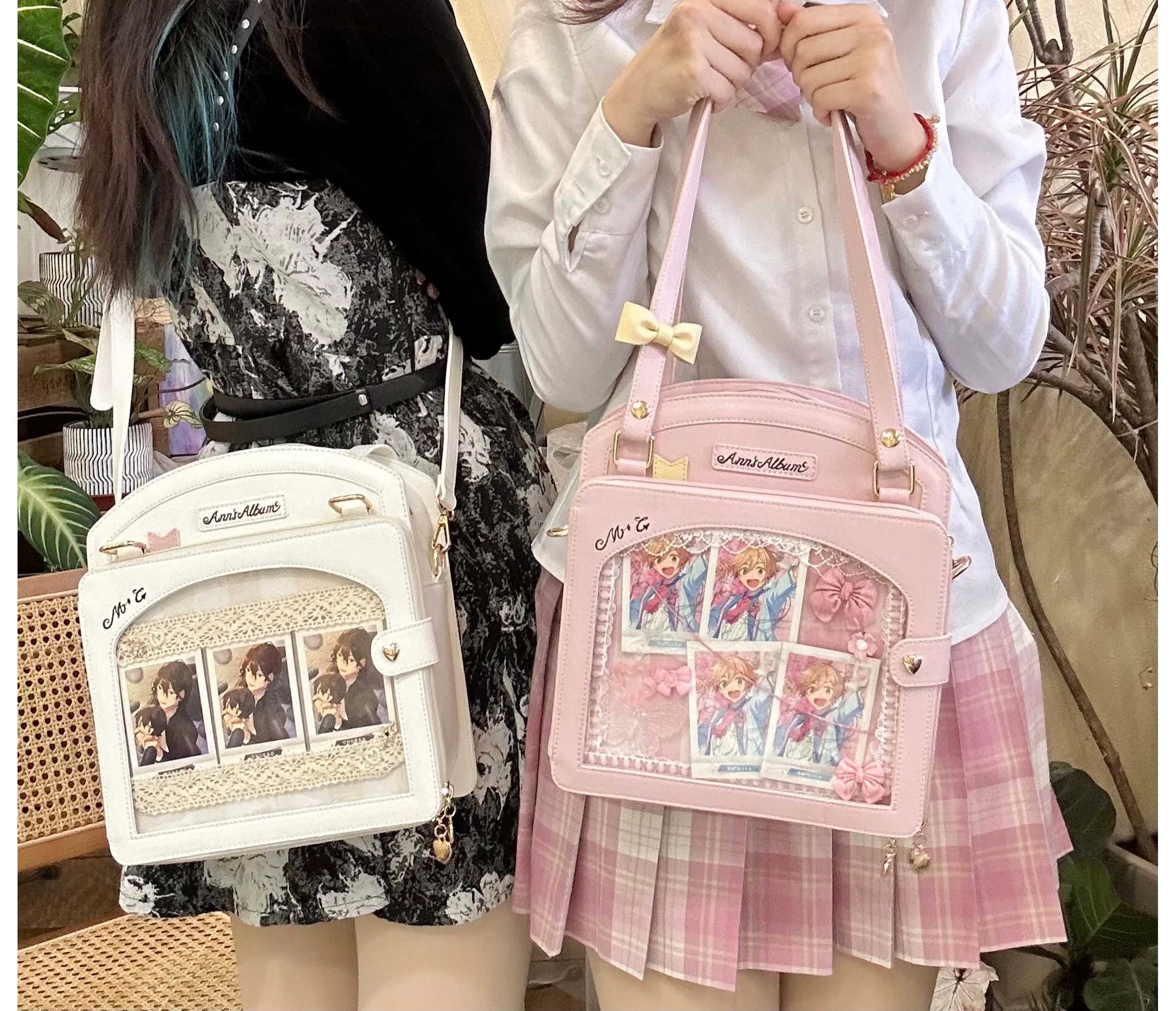 Kawaii Lolita Checkered Itabag Multicolors - image 18