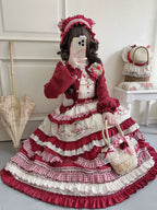 Strawberry Basket - Country Lolita JSK Dress, Strawberry Embroidery - image 6