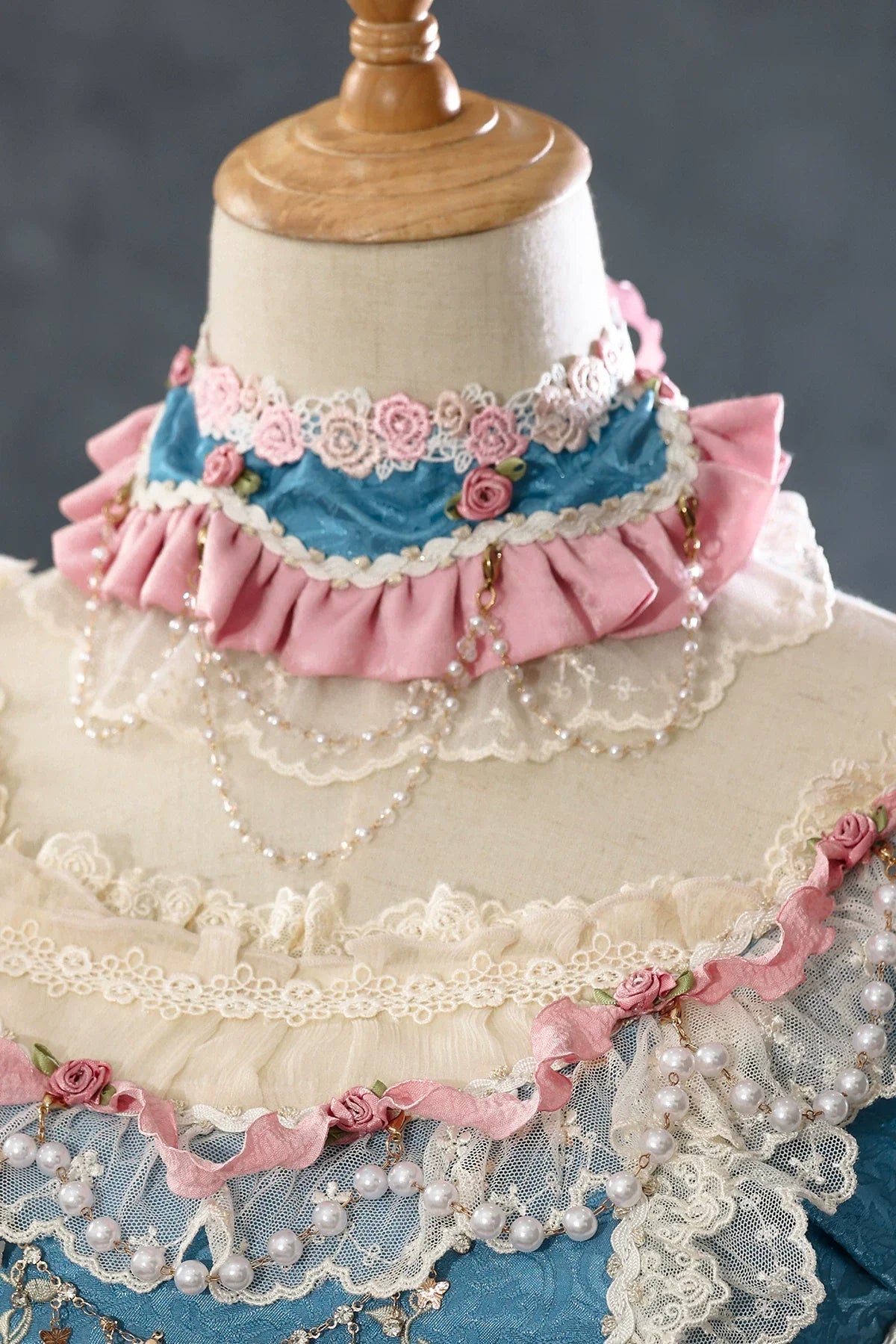 Antique Cake - Vintage Lolita Accessories, Flower Accent - image 15