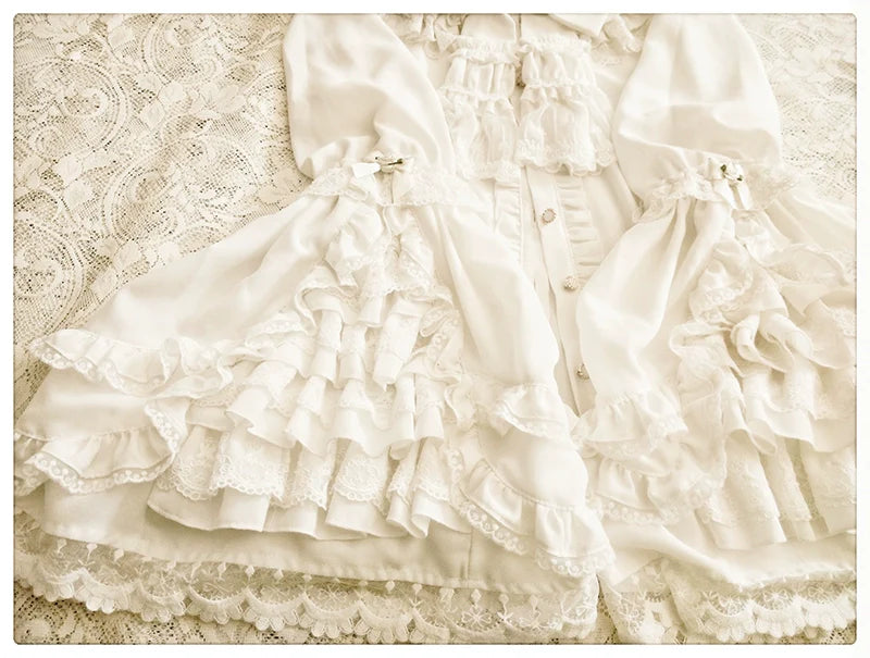 Retro Lolita Hime Sleeve Lolita Blouse - image 6