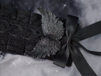 Black Wings Halloween Goth Lolita Hairband - image 17