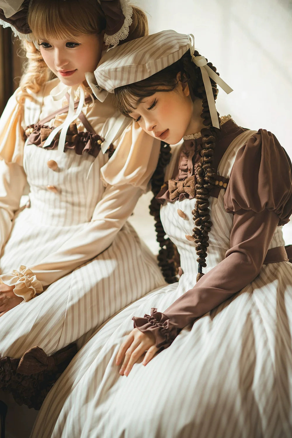 Classic Lolita JSK Customized Stripe Lolita Dress - image 9