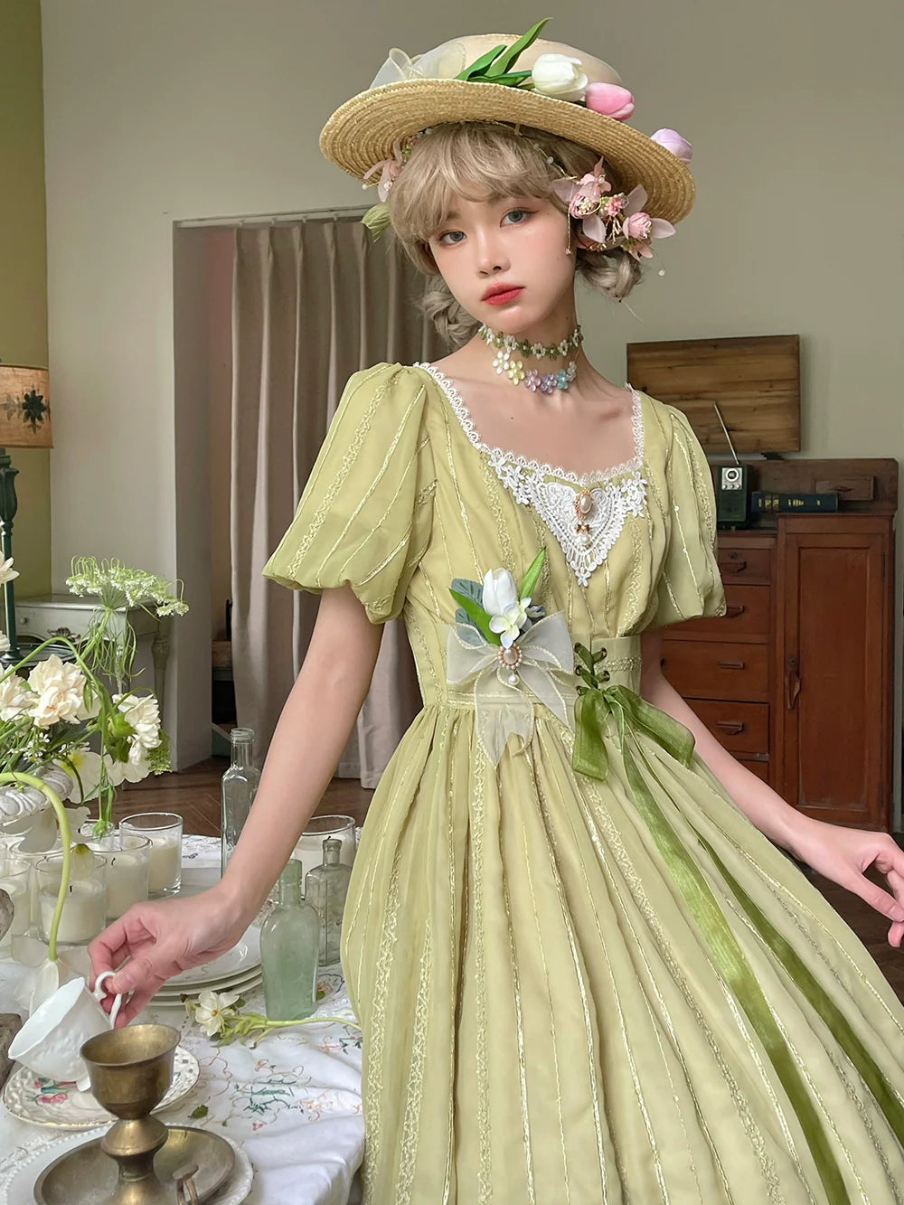 Tulip - Classic Lolita Short Sleeve OP Dress - image 68