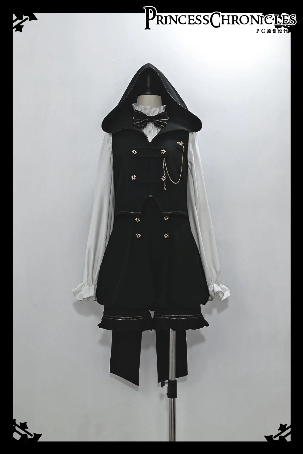 Desperate Bunny - Ouji Lolita Vest Shorts Set - image 36