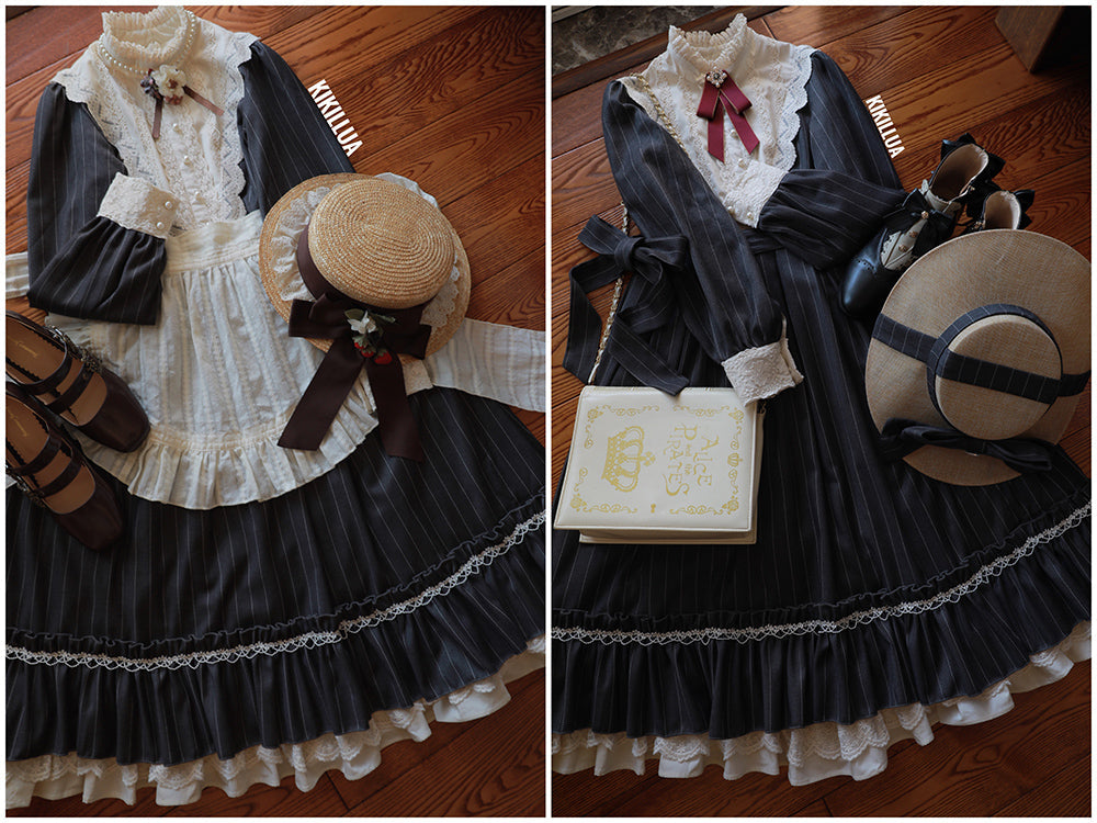 Rose Silhouette - Vintage Classic Lolita OP - image 22