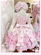 Summer 2026 - Floral Ribbon Bow Old School Lolita JSK - image 4