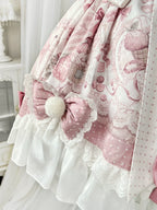 Dessert Catlets - Sweet Lolita JSK, Strawberry And Cat Prints - image 21