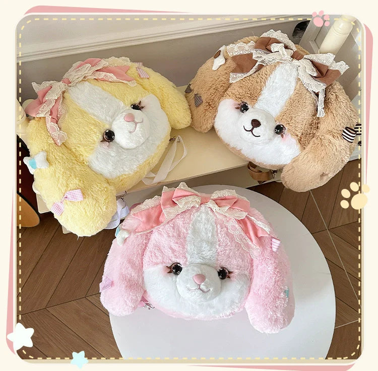 Pakcoco - Kawaii Lolita Bag, Plush Backpack - image 16