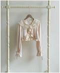 Half Summer - Sweet Lolita Sun Protection Bolero, Lace & Bow - image 4
