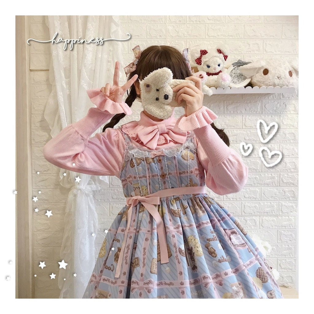 Sweet Lolita Woolen Sweater Multicolors - image 29