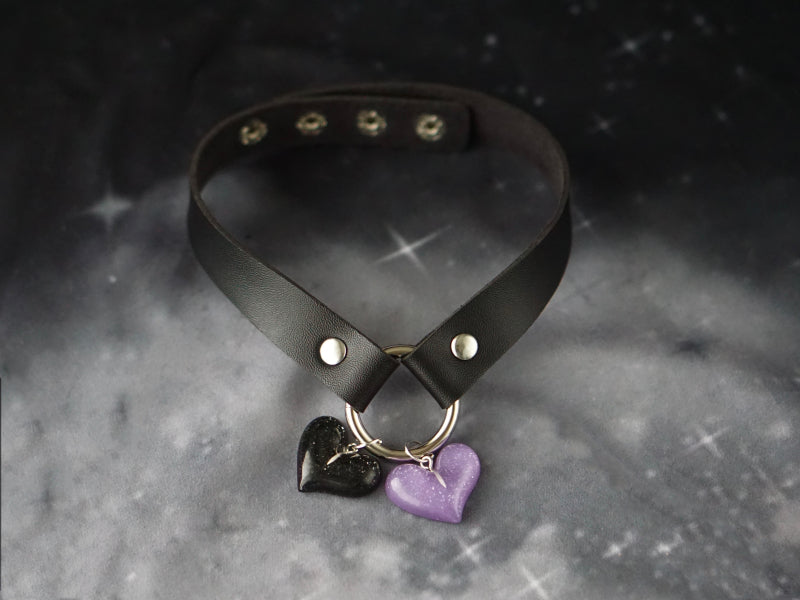 Gothic Lolita Cross Leather Choker - image 4