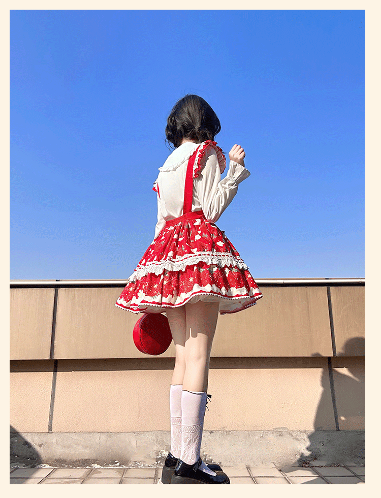 Plus Size Lolita Shirt Long Sleeve Doll Collar Blouse - image 4