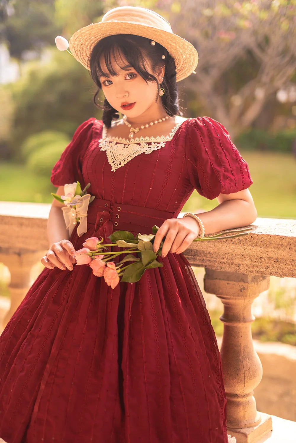 Tulip - Classic Lolita Short Sleeve OP Dress - image 36