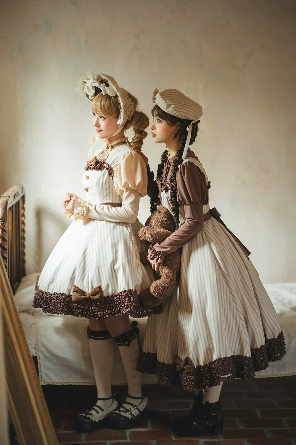 Classic Lolita JSK Customized Stripe Lolita Dress - image 4