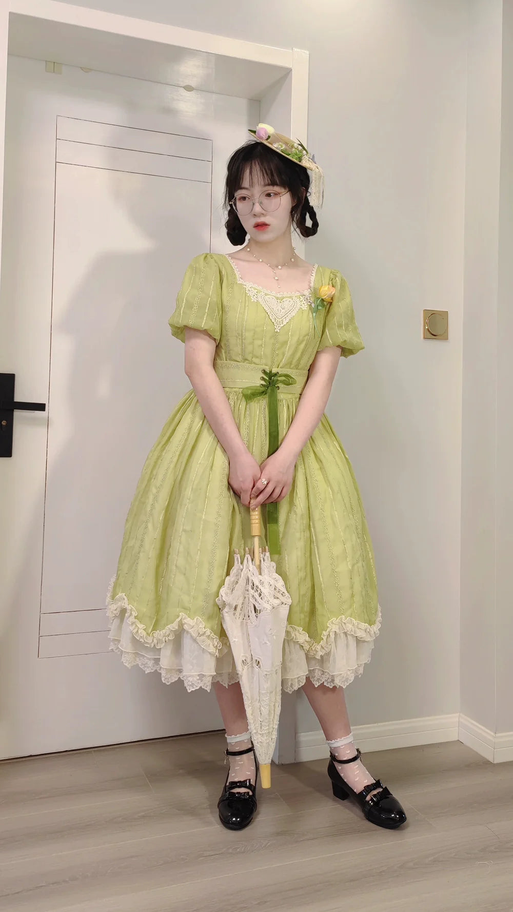 Tulip - Classic Lolita Short Sleeve OP Dress - image 70