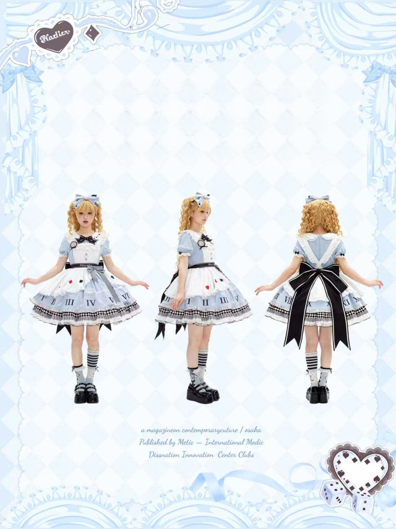Alice Fantasy Moment Lolita OP Dress Set - image 7