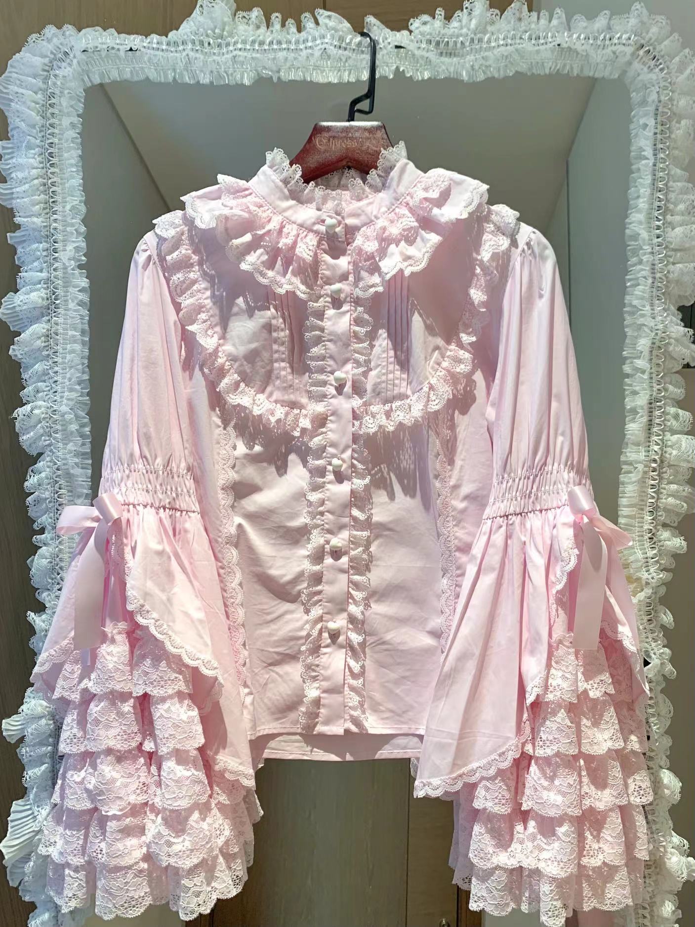 Liliya's Secrets Cotton Lolita Princess Sleeve Blouse - image 1