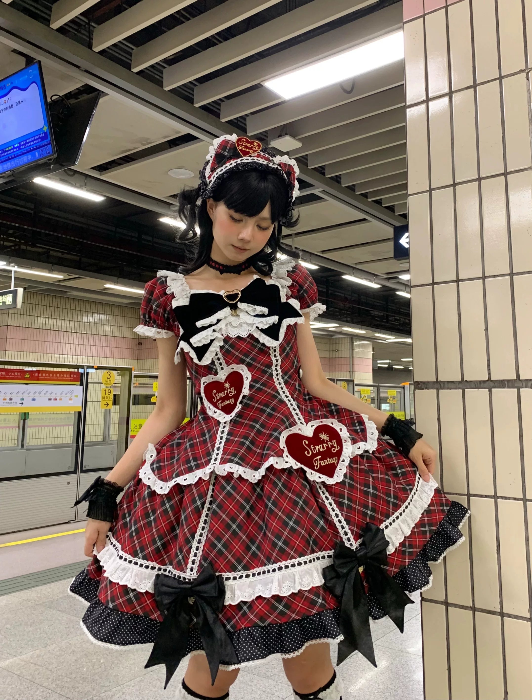 Shibuya Sweetheart Plus Size Old School Lolita OP Dress - image 2