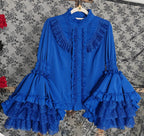 Gothic Lolita Blouse, Lace Hime-sleeve - image 15