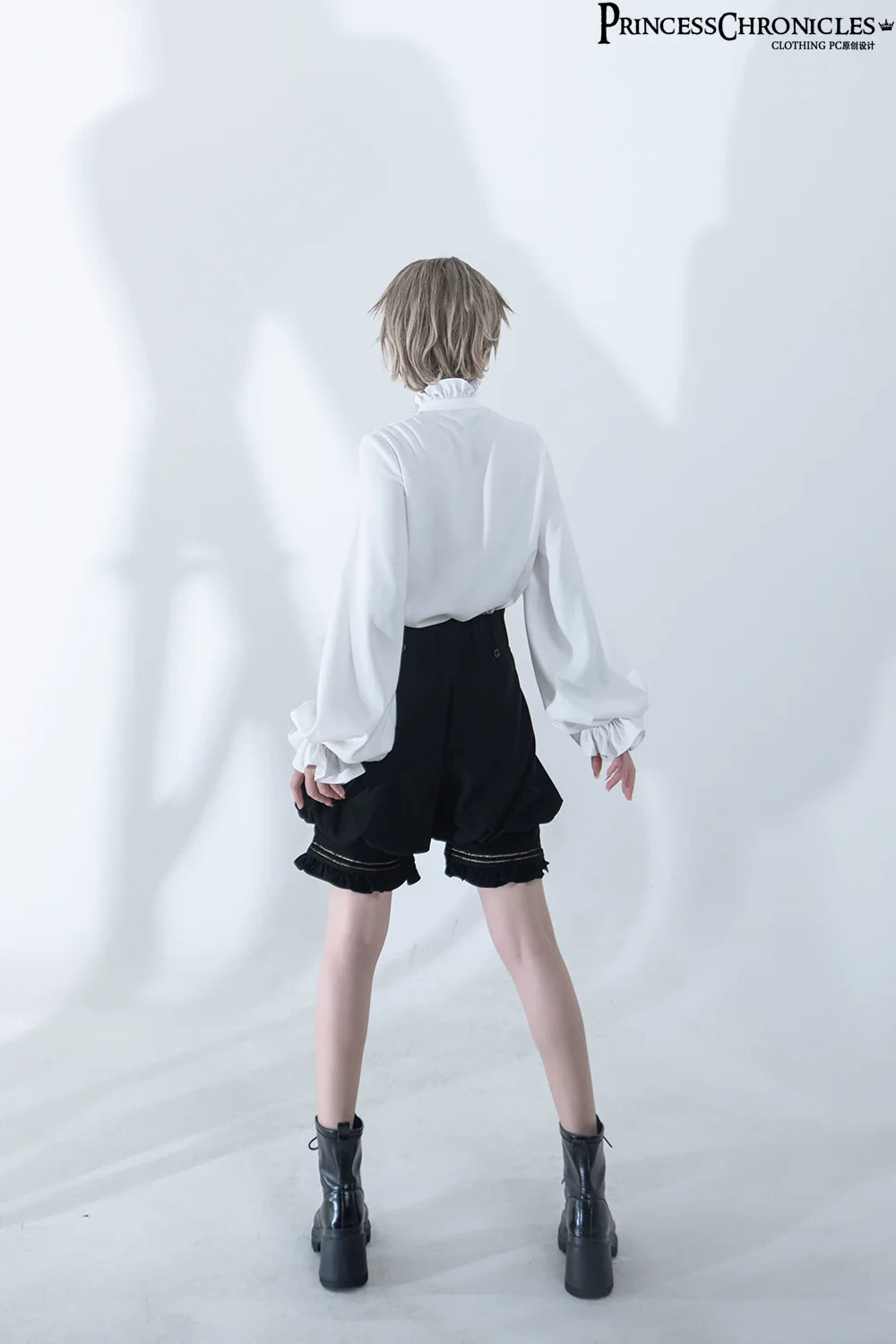 Desperate Bunny - Ouji Lolita Vest Shorts Set - image 15