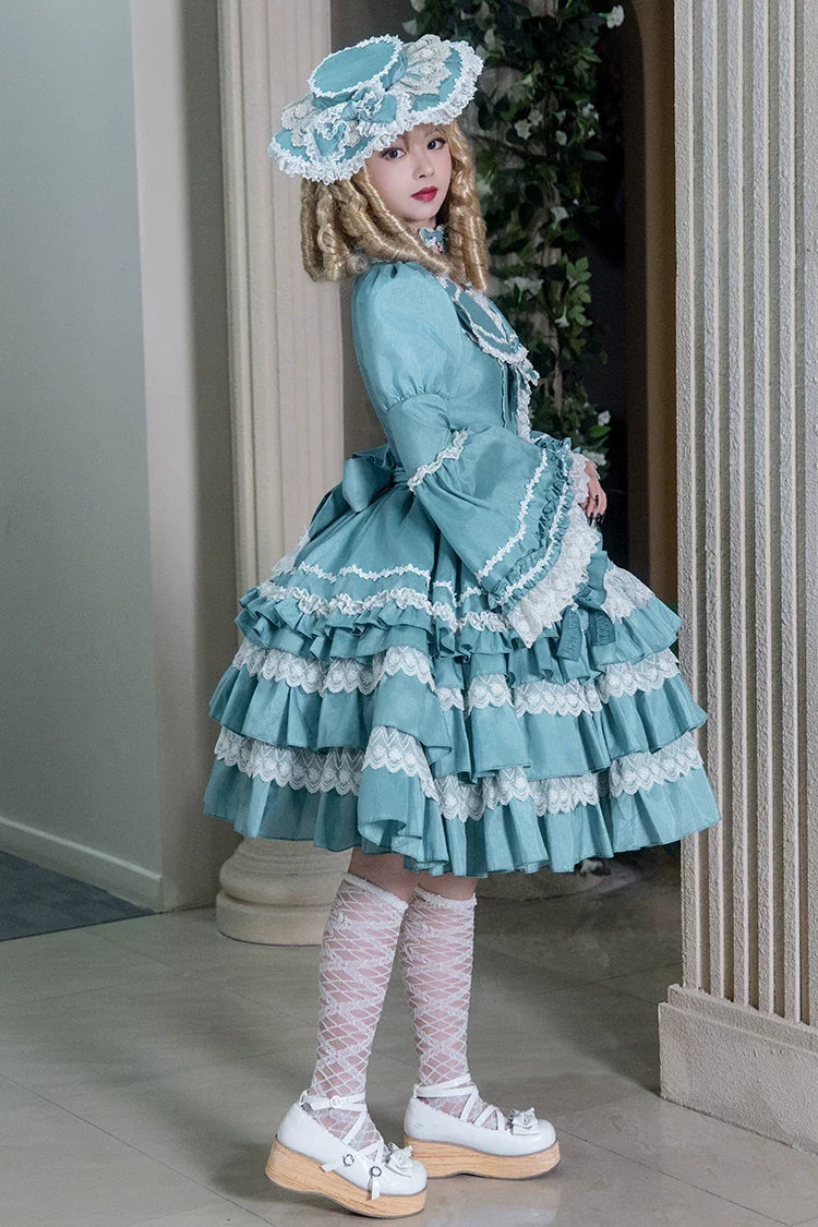 Eternal France Doll - Classic Lolita Doll-like OP Dress and Accessories - image 21
