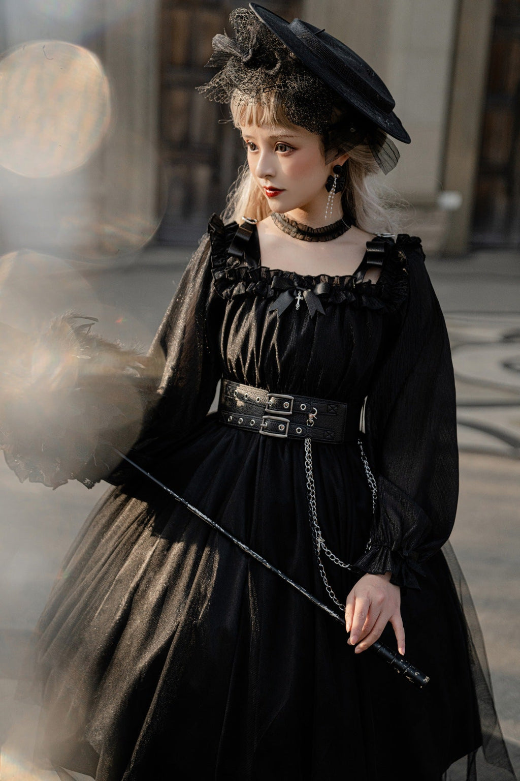The Girl Assassin - Halloween Gothic Lolita Irregularly Hemline Dress - image 27
