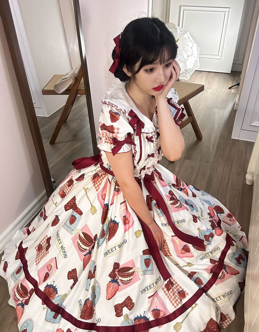 Betty Baby Sweet Lolita OP Dress and Accessories - image 15