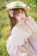 Tulip - Classic Lolita Short Sleeve OP Dress - image 9