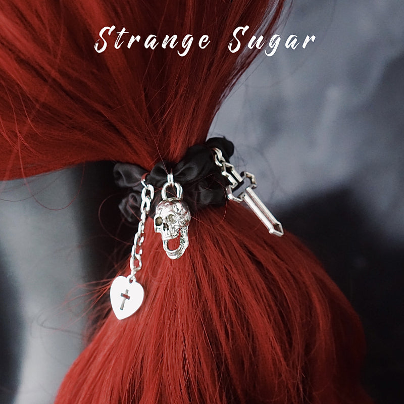 Strange Sugar Gothic Skull Spider Lolita Hairband - image 9