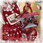Country Lolita Straw-Woven Bag, Strawberry Accent - image 10