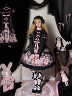 Missing Lamb Case - Gothic Lolita Dress Set with Sheep Prints - image 1