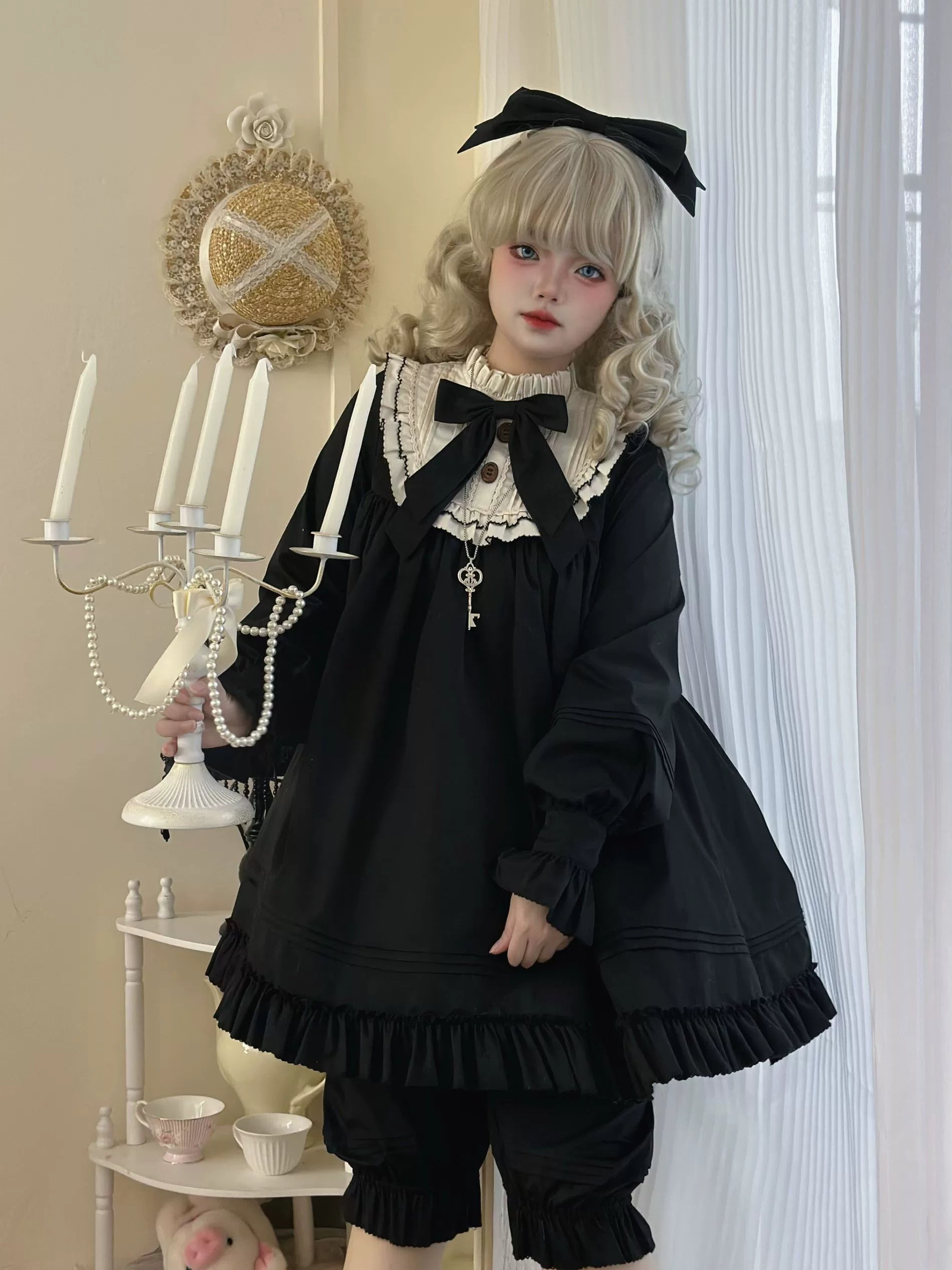 Lullaby - Cotton Lolita OP Dress Kawaii Lolita Bloomers and Accessories - image 22