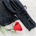 Plus Size Lolita Shirt Mutton Sleeve Lace Blouse - image 5