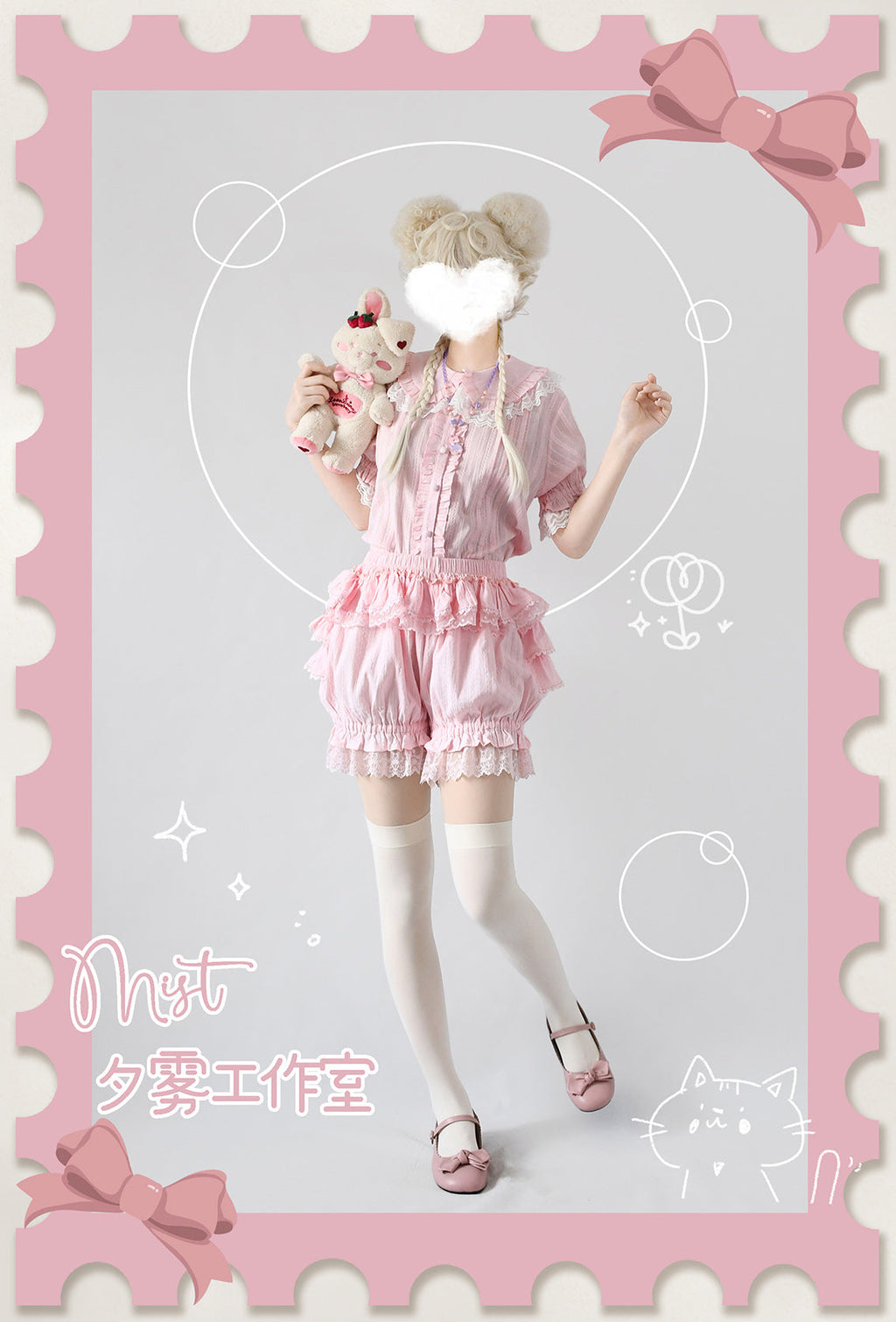 Lolita Innerwear Bloomers Multicolors Anti Exposure - image 2