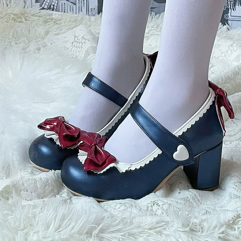 Elegant Lolita Heels Shoes Mary Jane Shoes - image 25