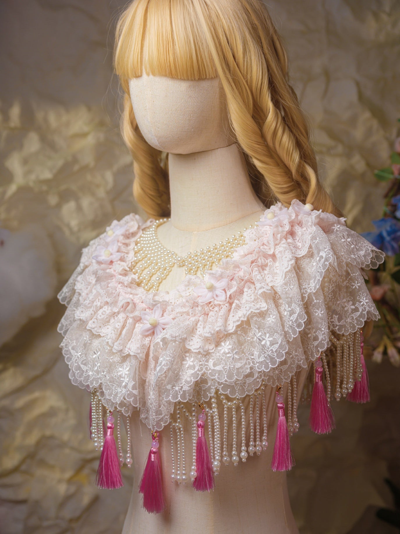Hibiscus Huadan Pink Long JSK Dress Series and Accessories - image 10