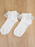 Liziliangchan Wing Cross Lace Lolita Socks - image 7