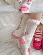 Autumn Sweet Lolita Cotton Thigh-high Socks - image 22