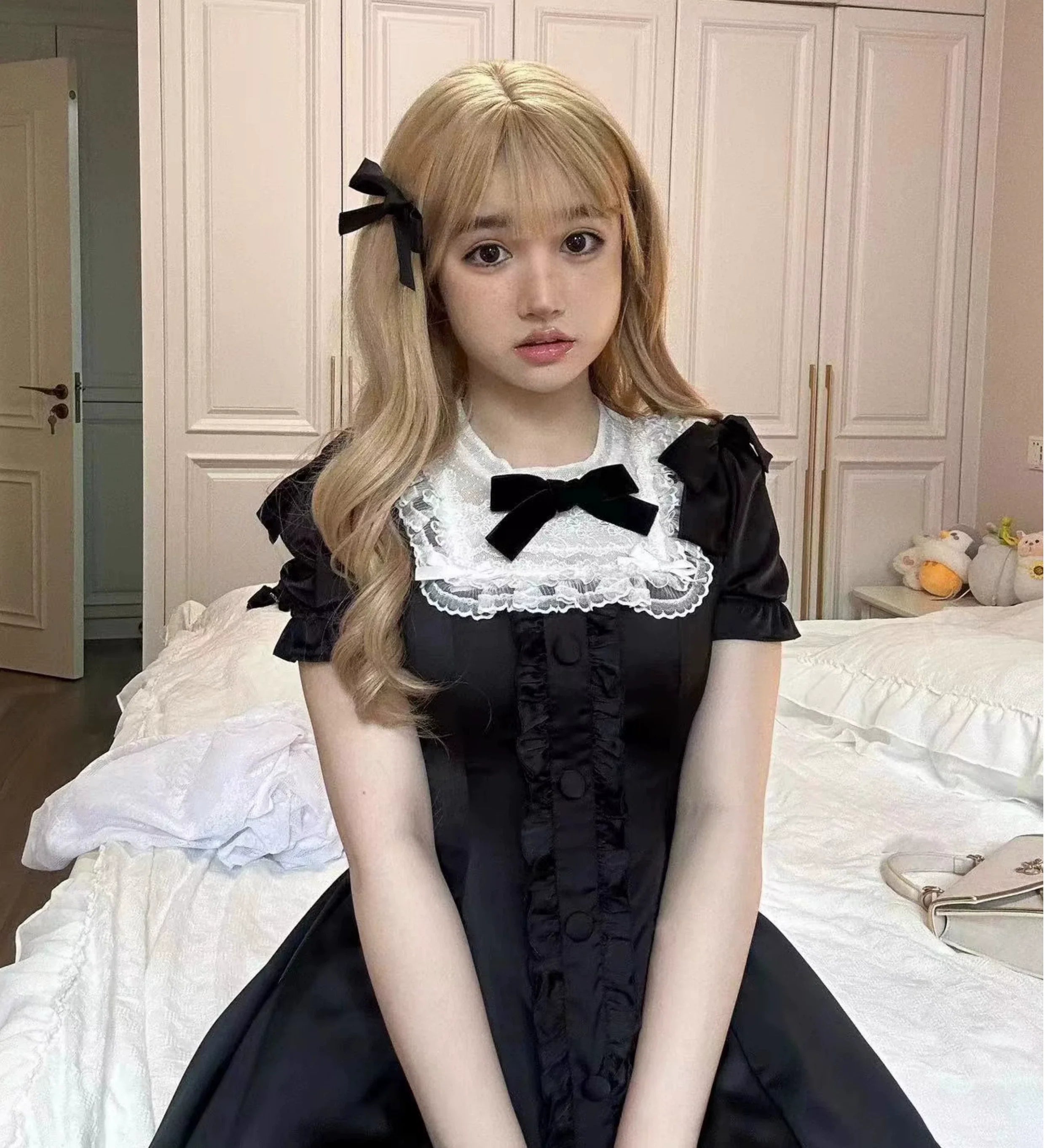 Plus Size Lolita OP Dress Summer Dress - image 19