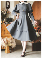 Forest Antique Box - Classic Lolita OP Dress with Detachable Short Cape - image 6