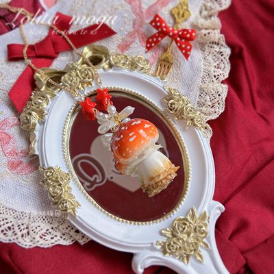 Handcraft Kawaii Lolita Mushroom Necklace - image 35