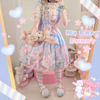 Sweetheart Knots - Sweet Lolita Dress Short Sleeve OP - image 9
