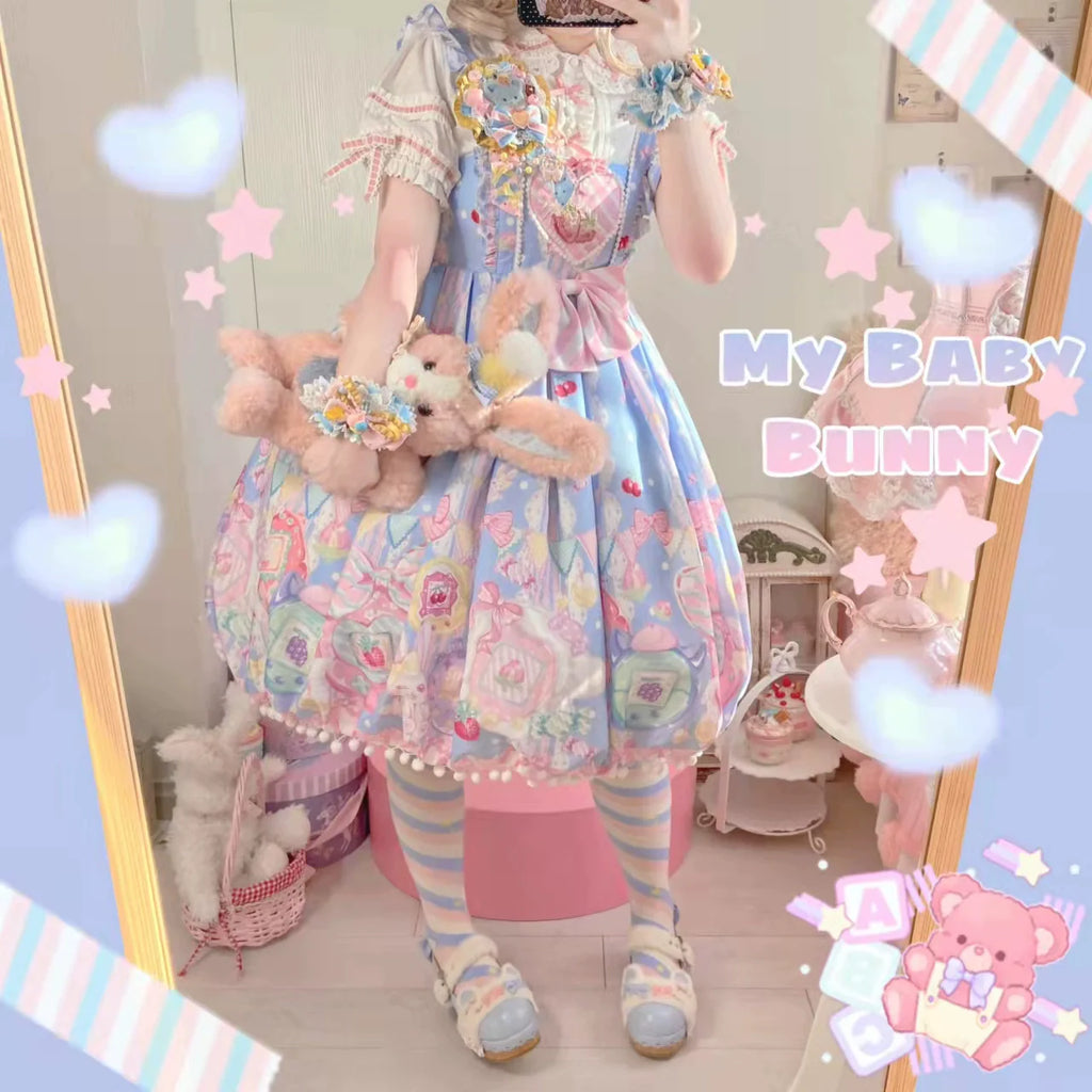 Sweetheart Knots - Sweet Lolita Dress Short Sleeve OP - image 5