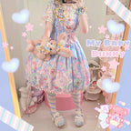Sweetheart Knots - Sweet Lolita Dress Short Sleeve OP - image 5