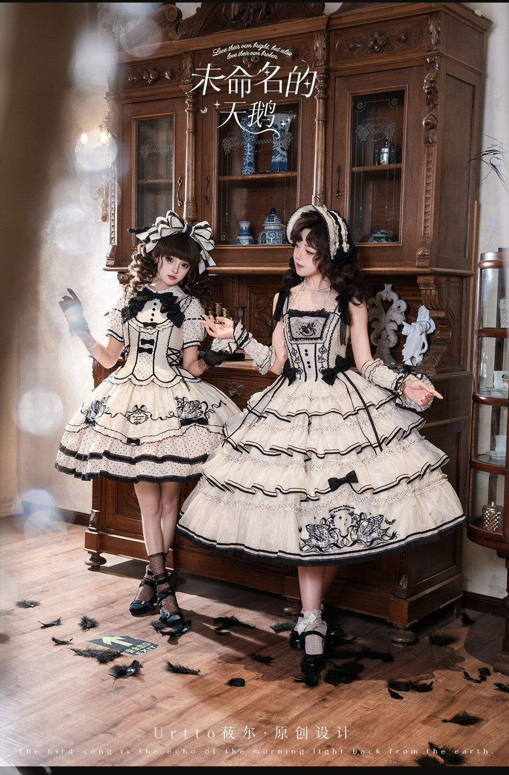Unnamed Swan Classic Lolita OP Dress Set - image 15