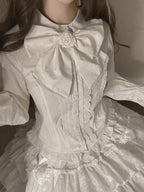 Lily - Kawaii Lolita Blouse Soft Girl Bubble Puff Sleeve - image 1