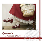 Countess's Autumn Travel - Vintage Lolita Shirt and Skirt - image 9
